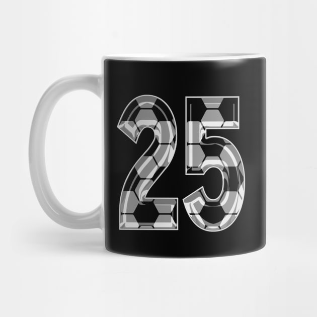 Soccer Number 25 Soccer Jersey #25 Soccer Mom Player Fan by TeeCreations